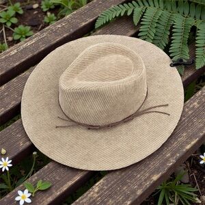 New Tan Corduroy Hat